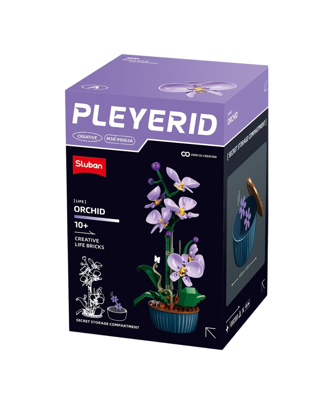 Sluban Purple Orchid Building Set
