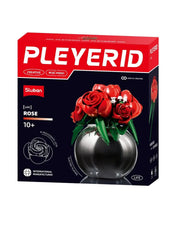 Sluban Rose Plated Vase Building Set