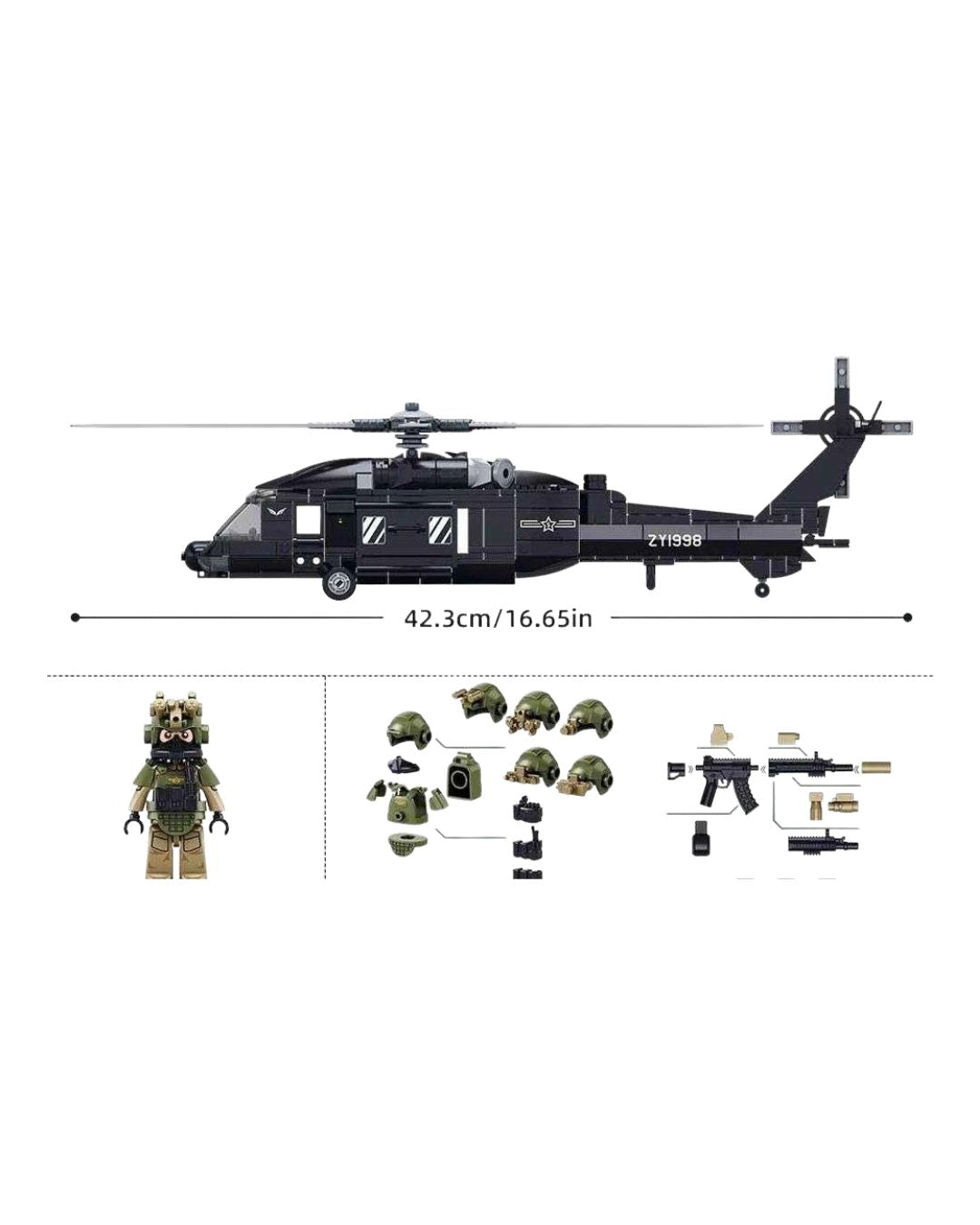 Sluban Utility Helicopter Building Set