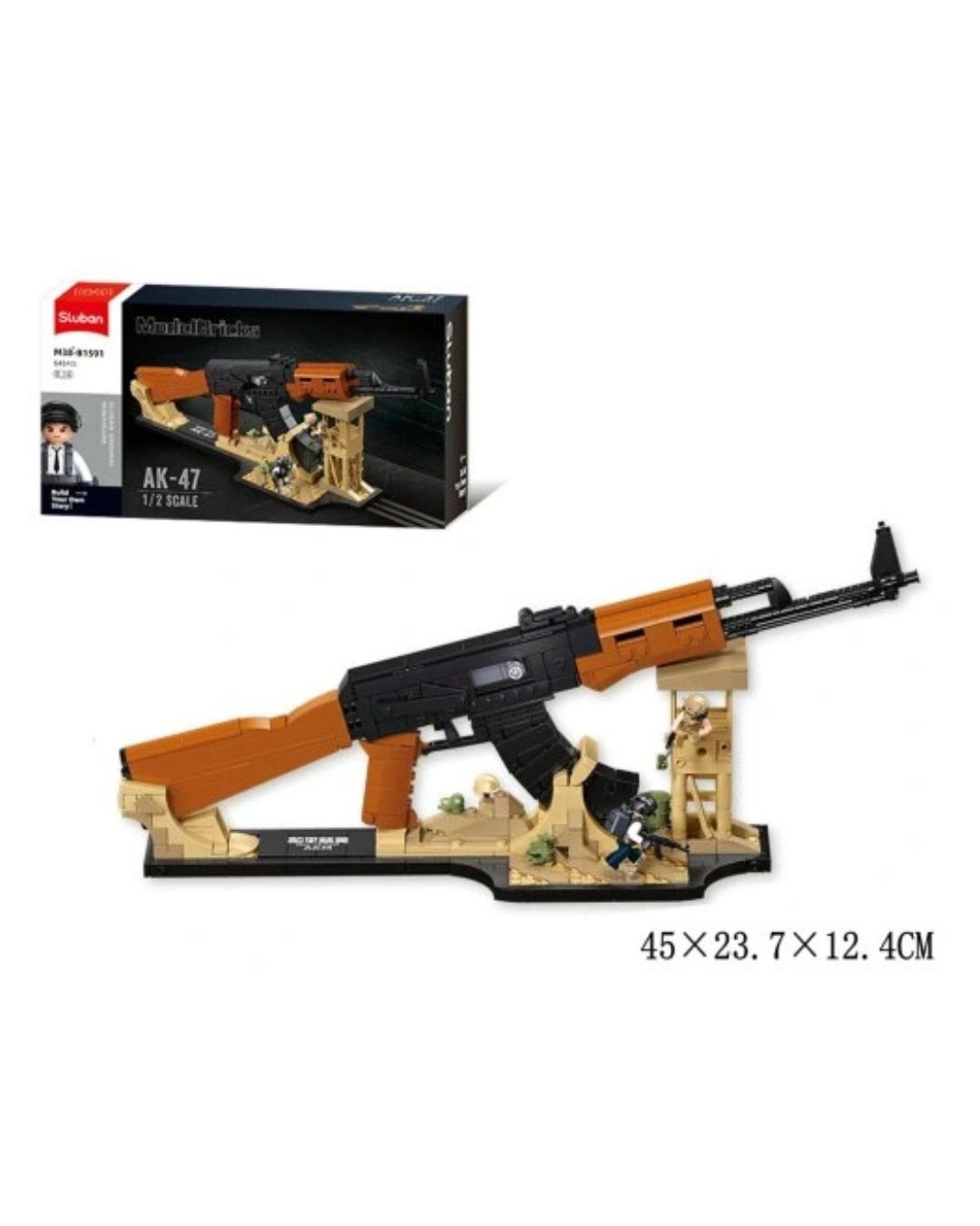 Sluban AKM 1:2 Scale Building Set