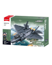 Sluban J-35 Fighter Jet Building Set