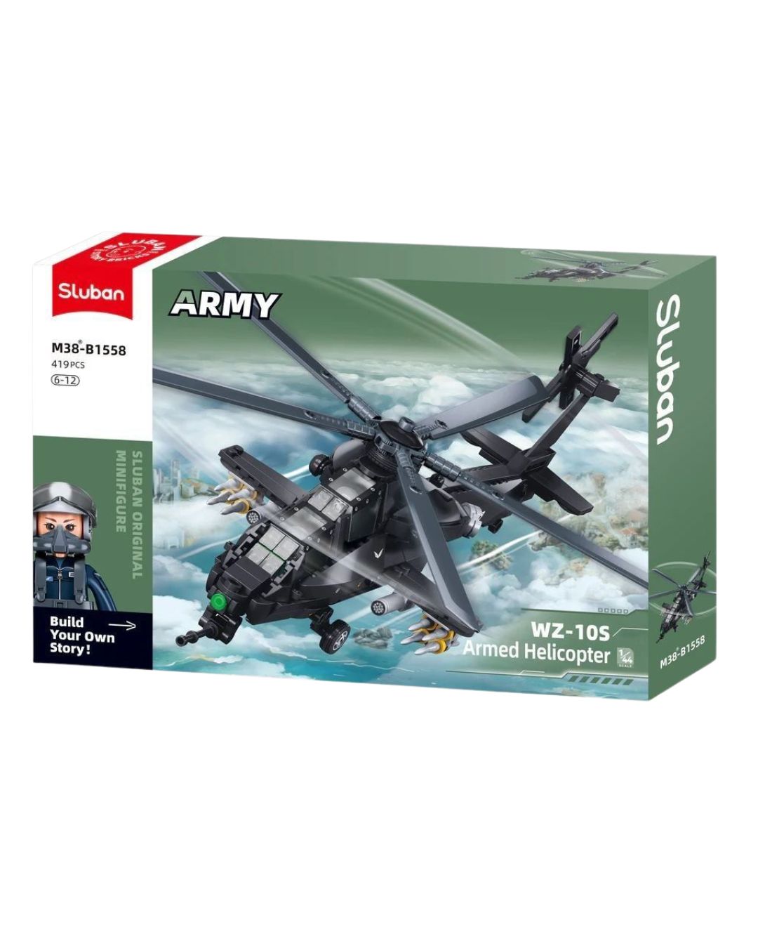 Sluban J-35 Fighter Jet Building Set