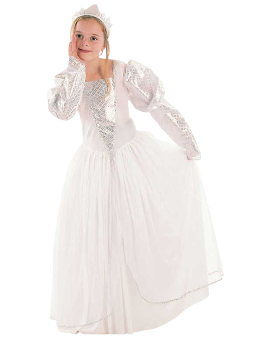 Cindrella Princess White Dress Costume – Assorted Sizes