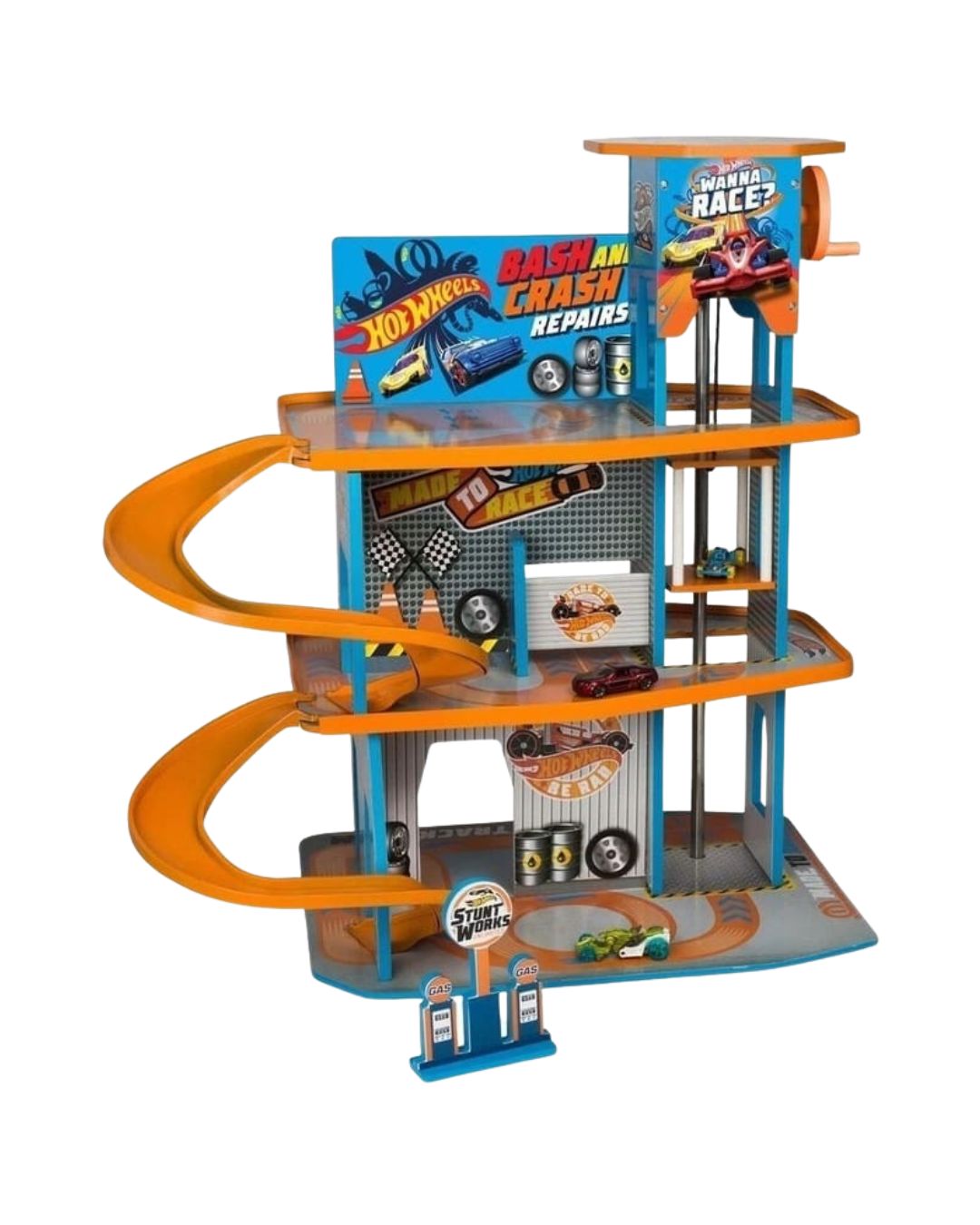 Hot Wheels Wooden Garage