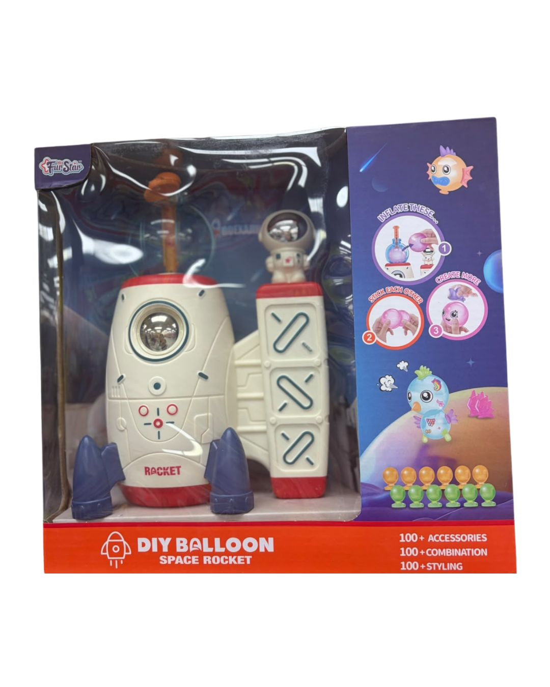 DIY Balloon Space Rocket Craft Kit