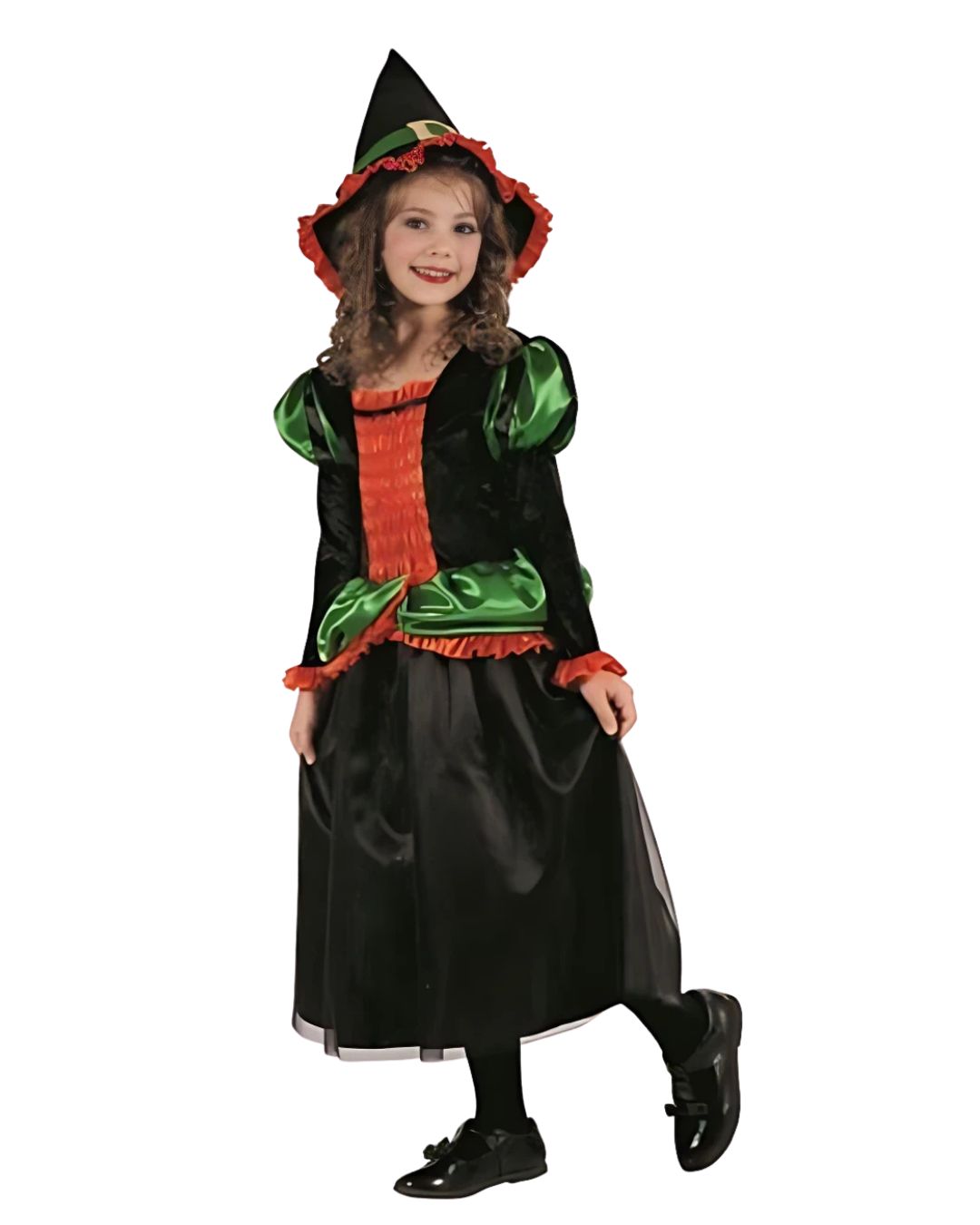 Black And Orange Witch Costume