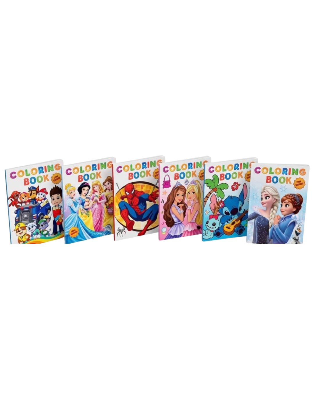Character Coloring Book Set (Assorted)
