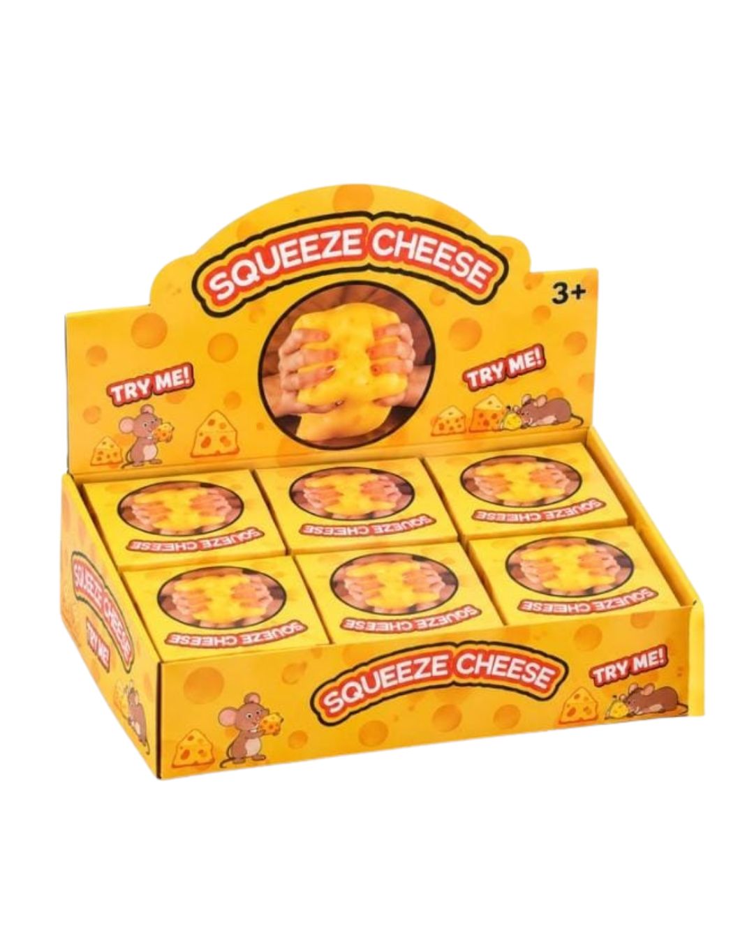 Jumbo Squeeze Cheese Squishy Toy