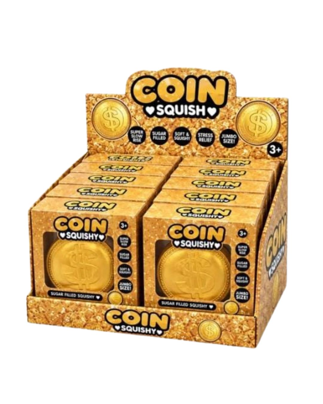 Jumbo Gold Coin Squishy Toy