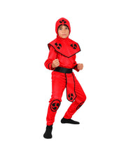 Lucida Red Ninja Costume (Assorted Sizes)