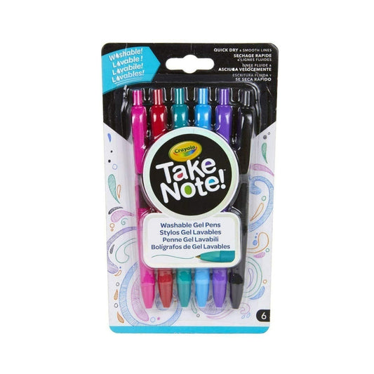 Crayola Take Note Washable Writing Gel Pens