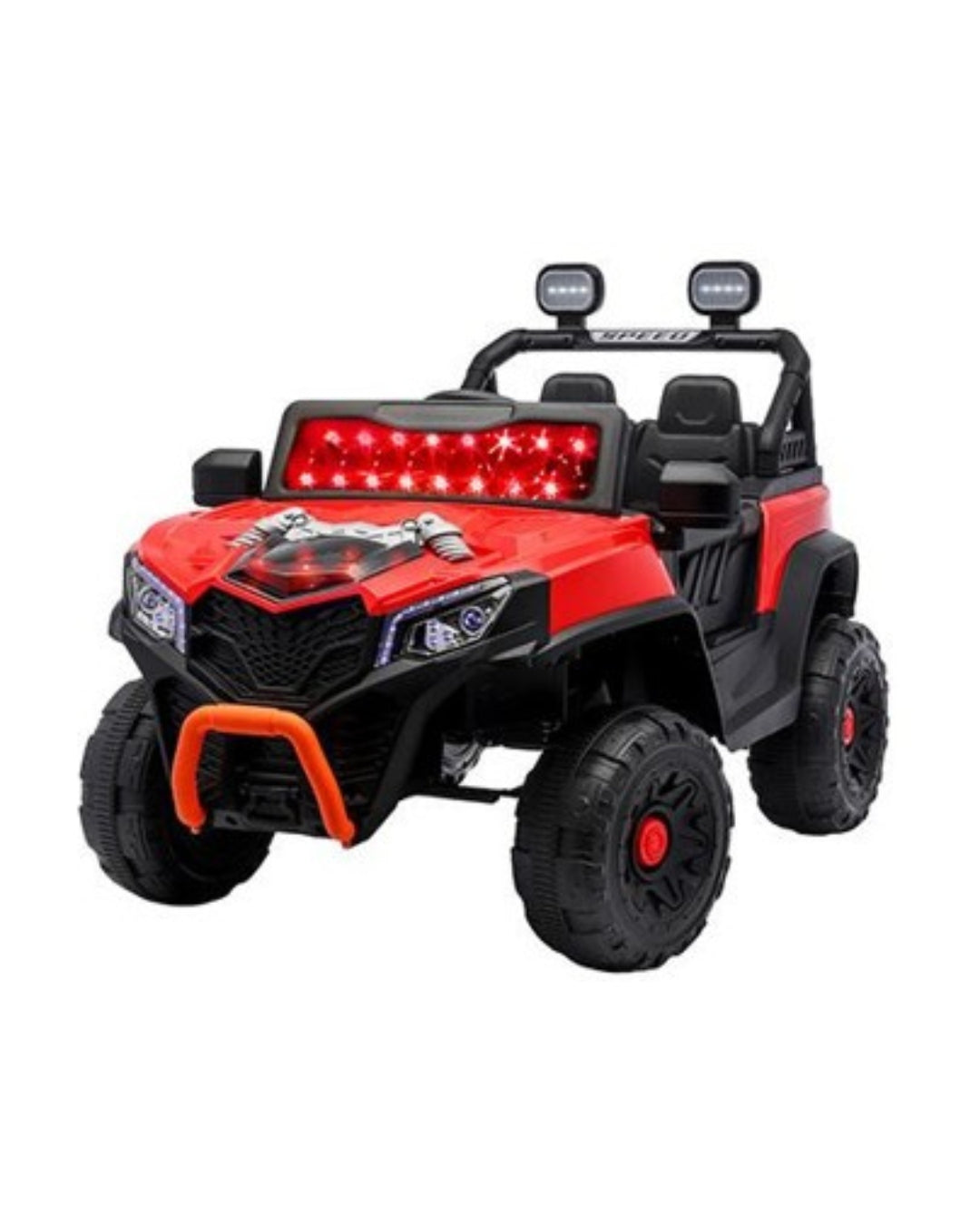 Red Kids Ride-On Jeep