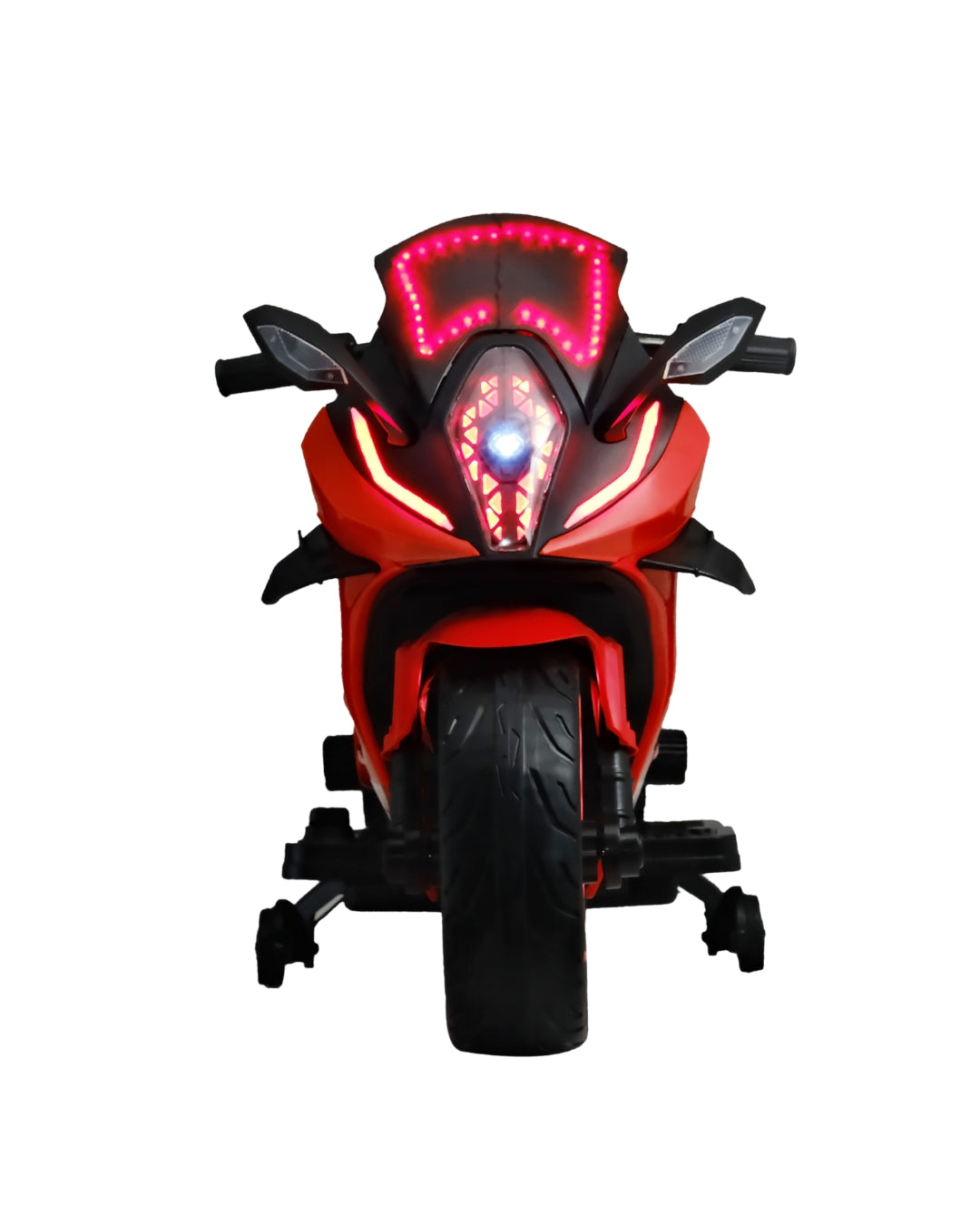 Rechargeable Red Ride-On Motorcycle