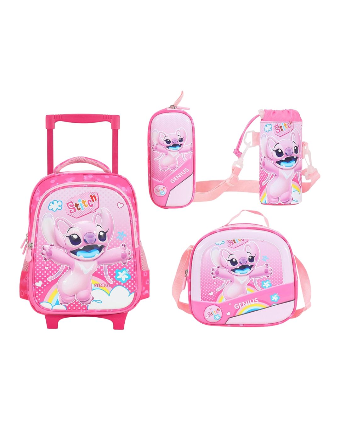 Genius Angel 12-Inch 3D Trolley Bag Set