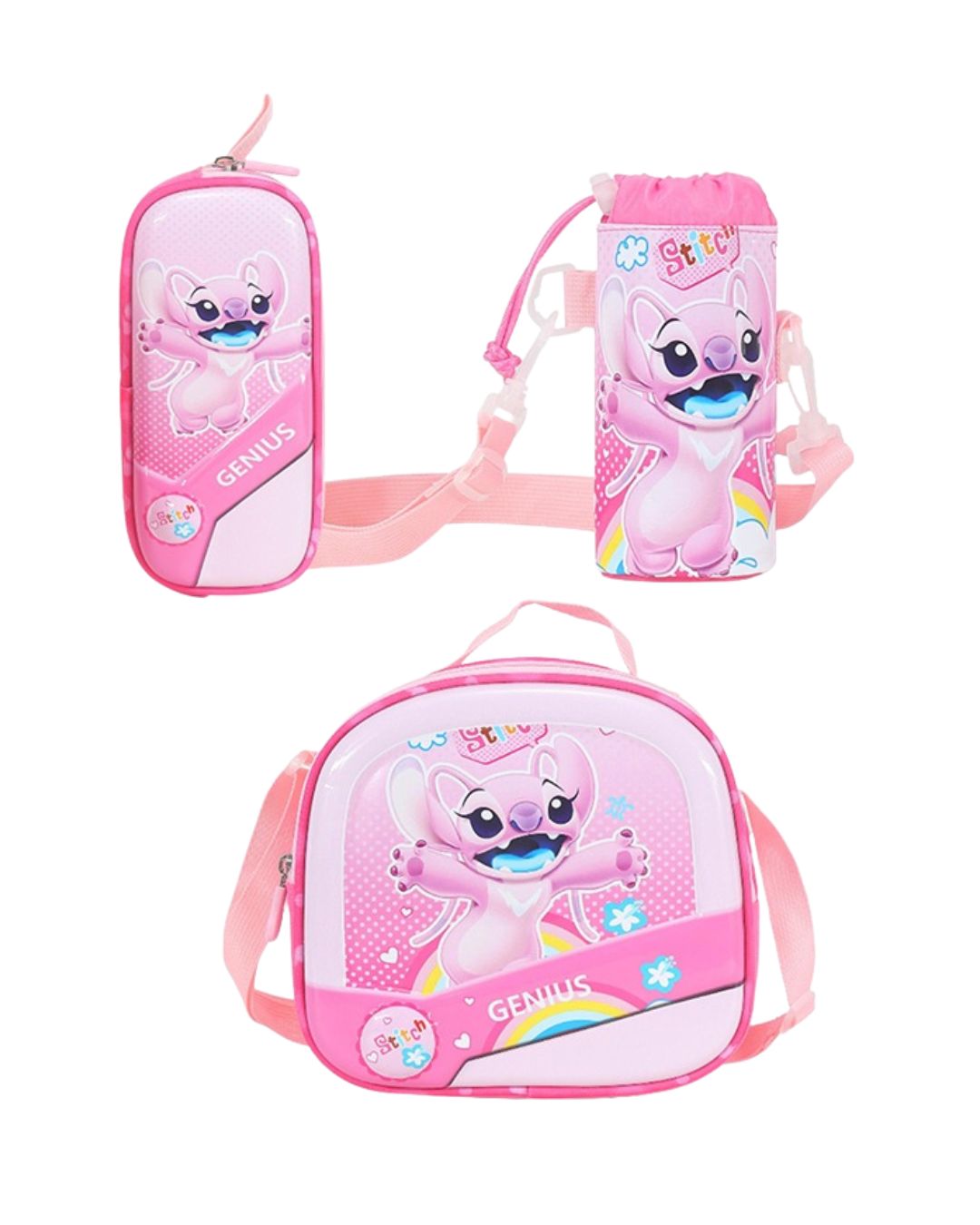 Genius Angel 12-Inch 3D Trolley Bag Set