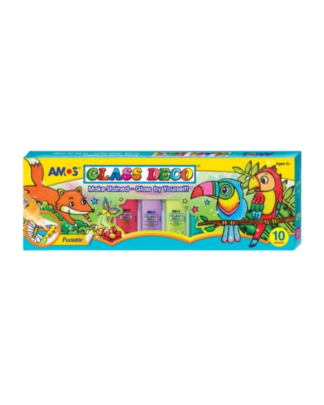 AMOS Glass Deco 10-Color DIY Set