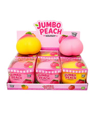 Jumbo Peach Slow-Rising Squishy Toy (Assorted)