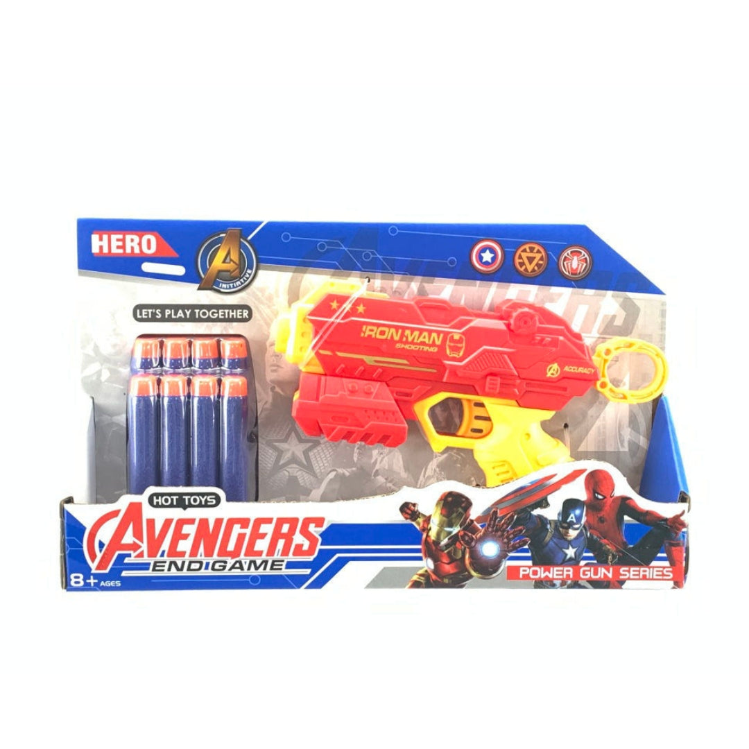 Avengers Soft Bullet Gun (8 Bullets)