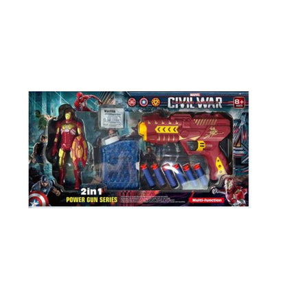 Marvel Civil War 2 in 1 Power Gun Series