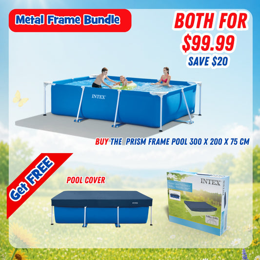Intex Prism Frame Pool Bundle Deal