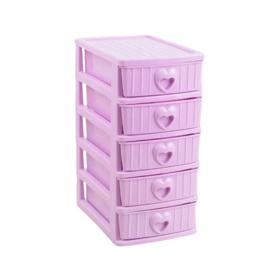 Pink Heart Drawer (5 Layers)