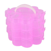 Flower Three Layer Jewelry Box (Pink)