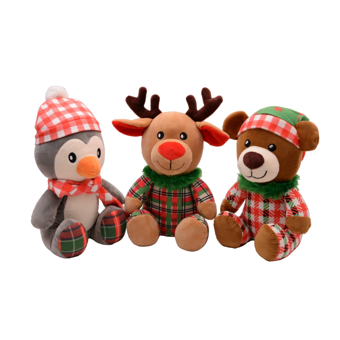 Animal Friends Christmas Plushies (Assorted)