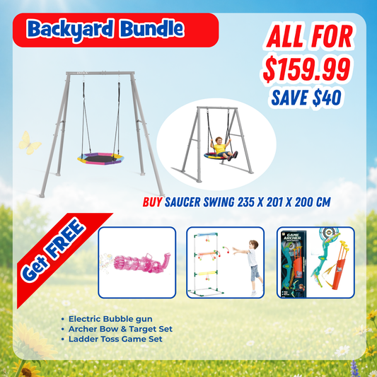 Intex Saucer Swing Set + FREE Toy Bundle