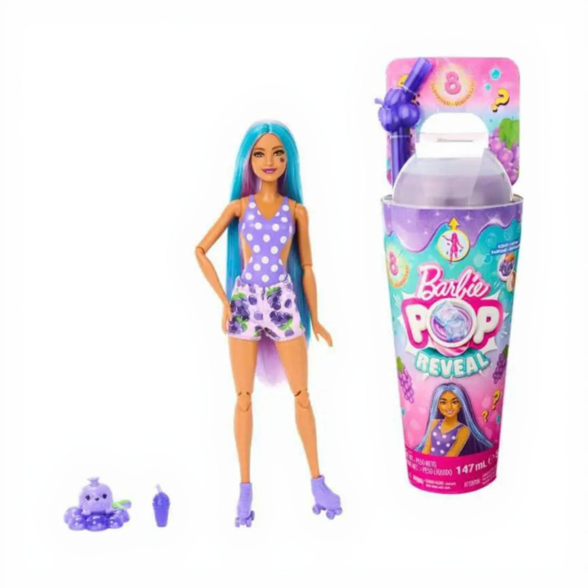 Barbie Pop Reveal Grape Fizz Doll