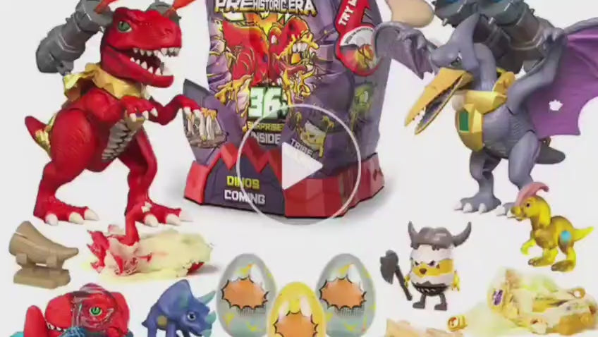 Load video: Smashers Dino vs. Aliens Surprise Toy