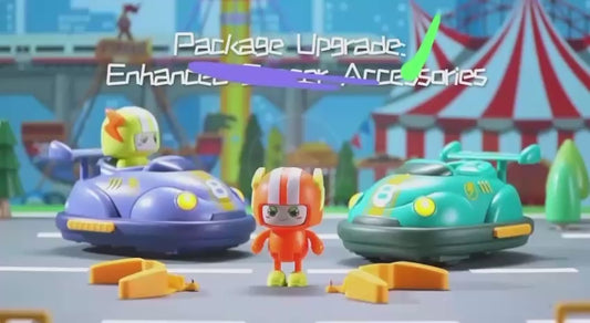 2.4G RC Football Match Bumper Car Set