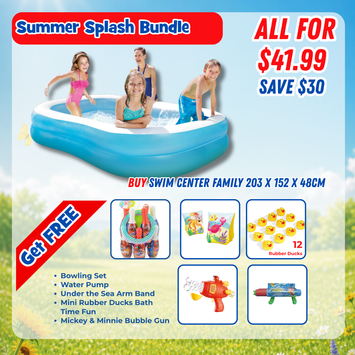Summer Splash Family Pool Bundle