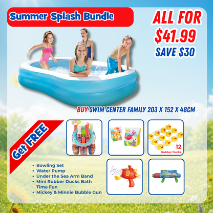 Summer Splash Family Pool Bundle