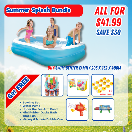 Summer Splash Family Pool Bundle