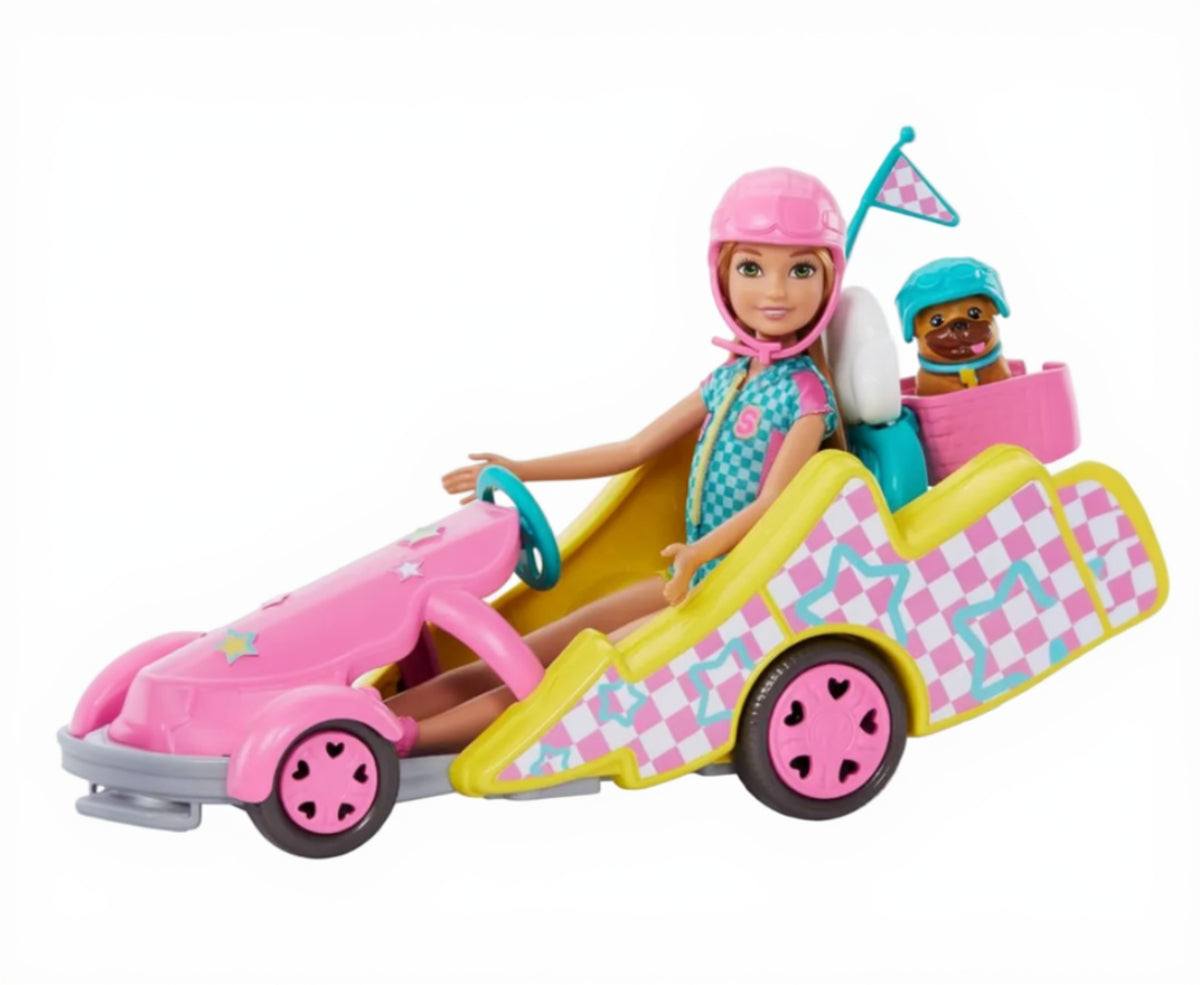 Barbie Stacie Rescue Go-Kart Playset