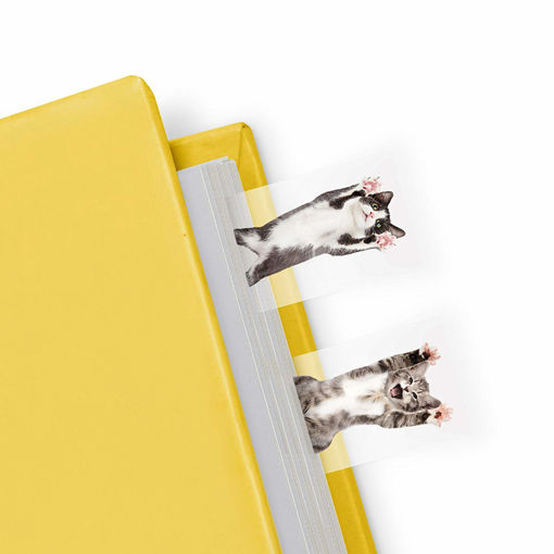 Picture of Mustard -Cat Shaped Page Markers