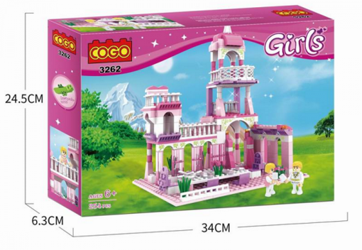 Picture of Cogo - Girls Toys Blocks The Prince And Princess Wedding