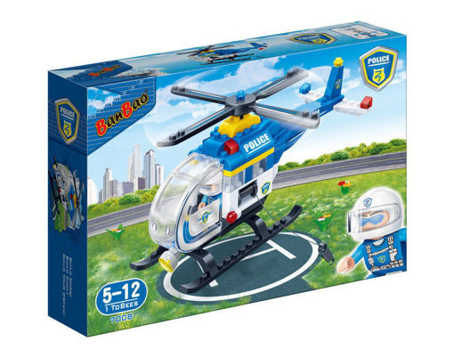 Picture of Banbao - Police Series Helicopter 122Pcs