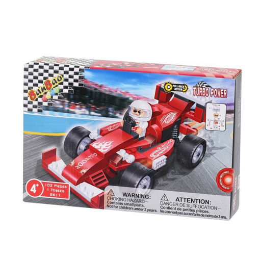 Picture of Banbao - Turbo Power Red F1 Race Car 102Pcs