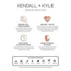 Picture of Kendall + Kylie Women Multi-Function Black Smart Watch With Headphones
