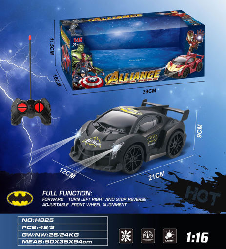 Picture of 4Ch Rc Car With Headlights Batman