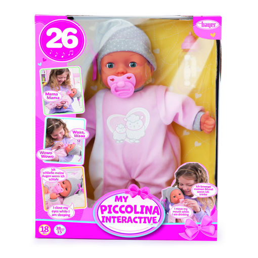 Picture of Bayer My Piccolina Interactive Doll 38Cm