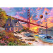 Picture of Sunset At Golden Gate Wooden Puzzles (1000 Pieces)