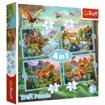 Picture of Unique Dinosaurs 4 In 1 Puzzle (71 Pieces)