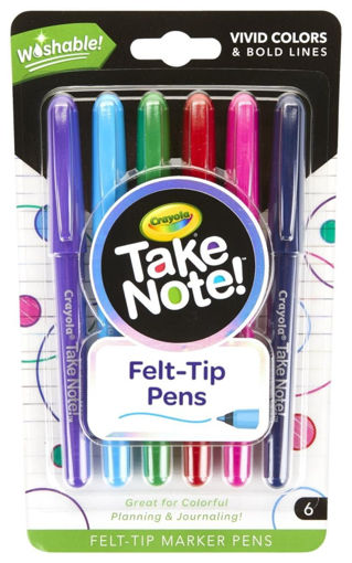 Picture of Crayola Take Note Washable Felt Tip Pen