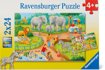 Picture of Ravensburger One Day At The Zoo Puzzle (2X24 Pieces)