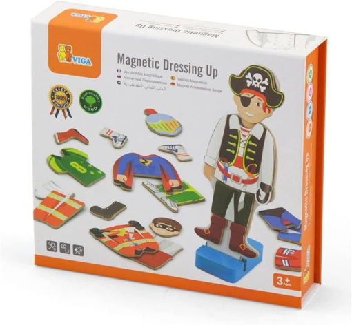 Picture of Wooden Magnetic Dress Up Puzzle