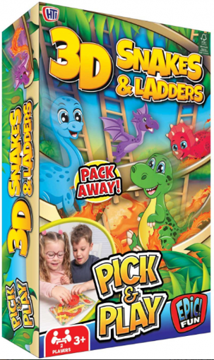 Picture of Snakes And Ladder 3D Dino Edition (Board Game)