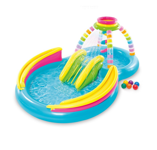 Picture of Intex Rainbow Funnel Play Center With Slide