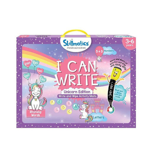 Picture of Skillmatics Unicorn Write And Wipe Activity Mats
